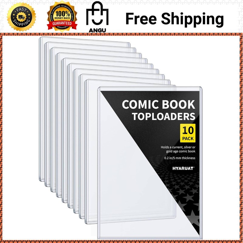 Comic Book Top Loaders – Protector Hard Case Sleeve, Toploader Holder for Silver