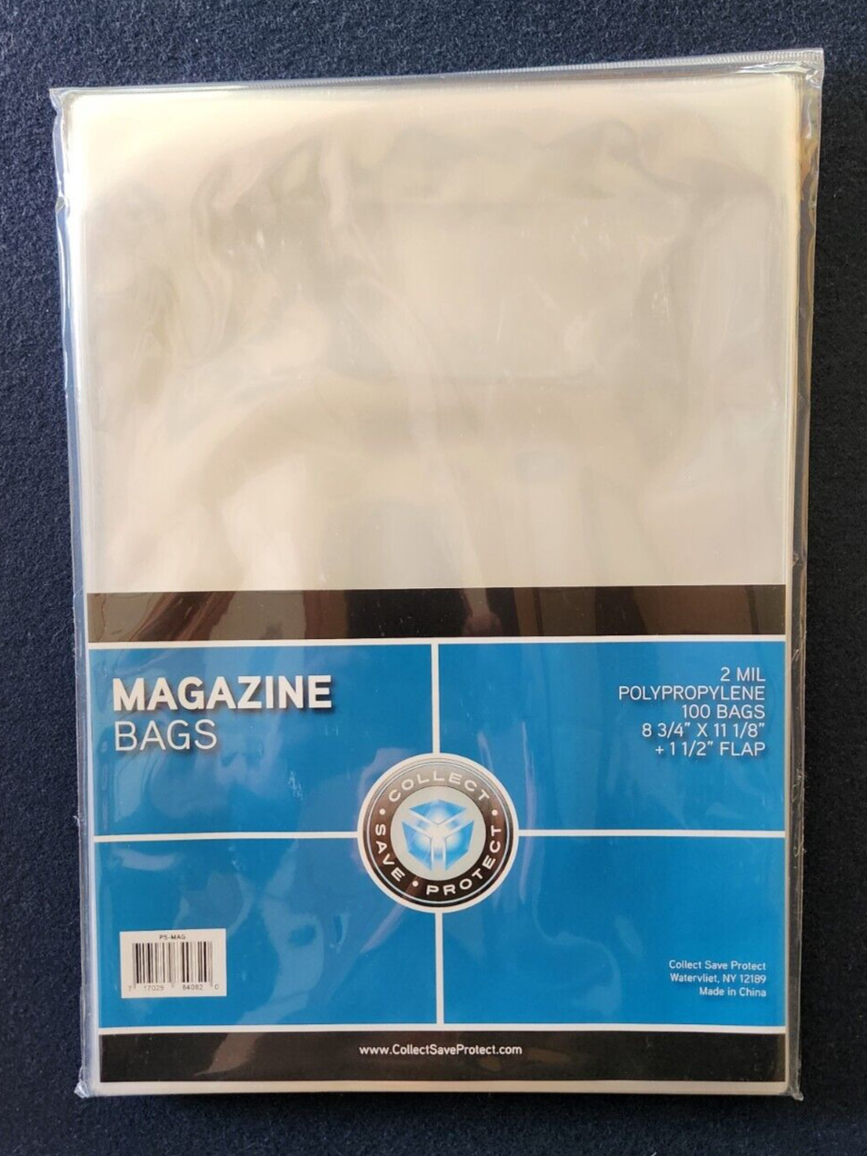 300 Standard Regular Size Magazine Sleeve Bag Pack Storage Protector Acid Free
