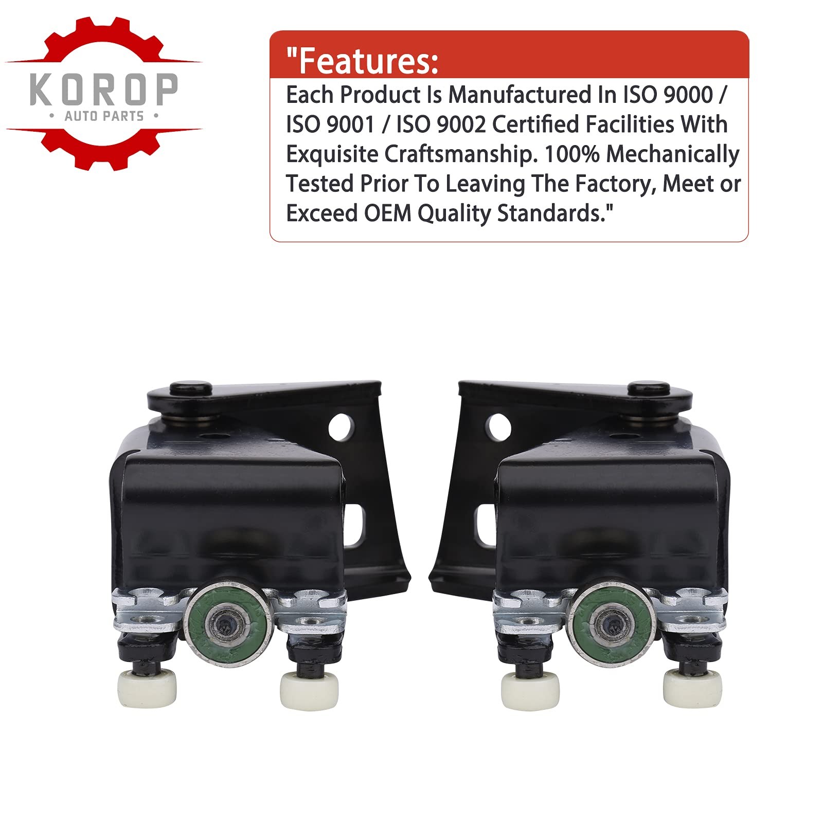 1 Pair Power Sliding Door Roller Assembly Fits for 1999-2004 Honda Odyssey