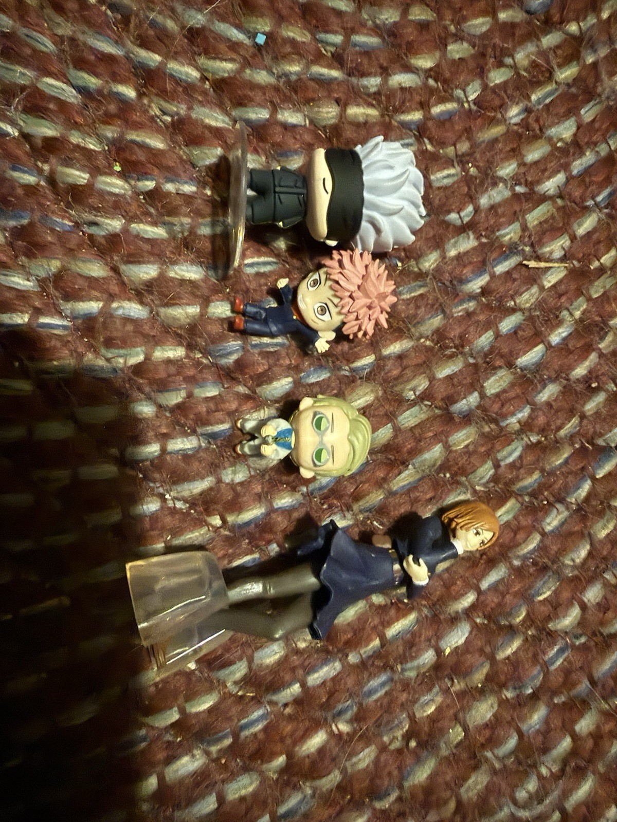 Yuji Itadori Mini Figure Lot 4-Pack Plastic Multicolor Anime Character Figures