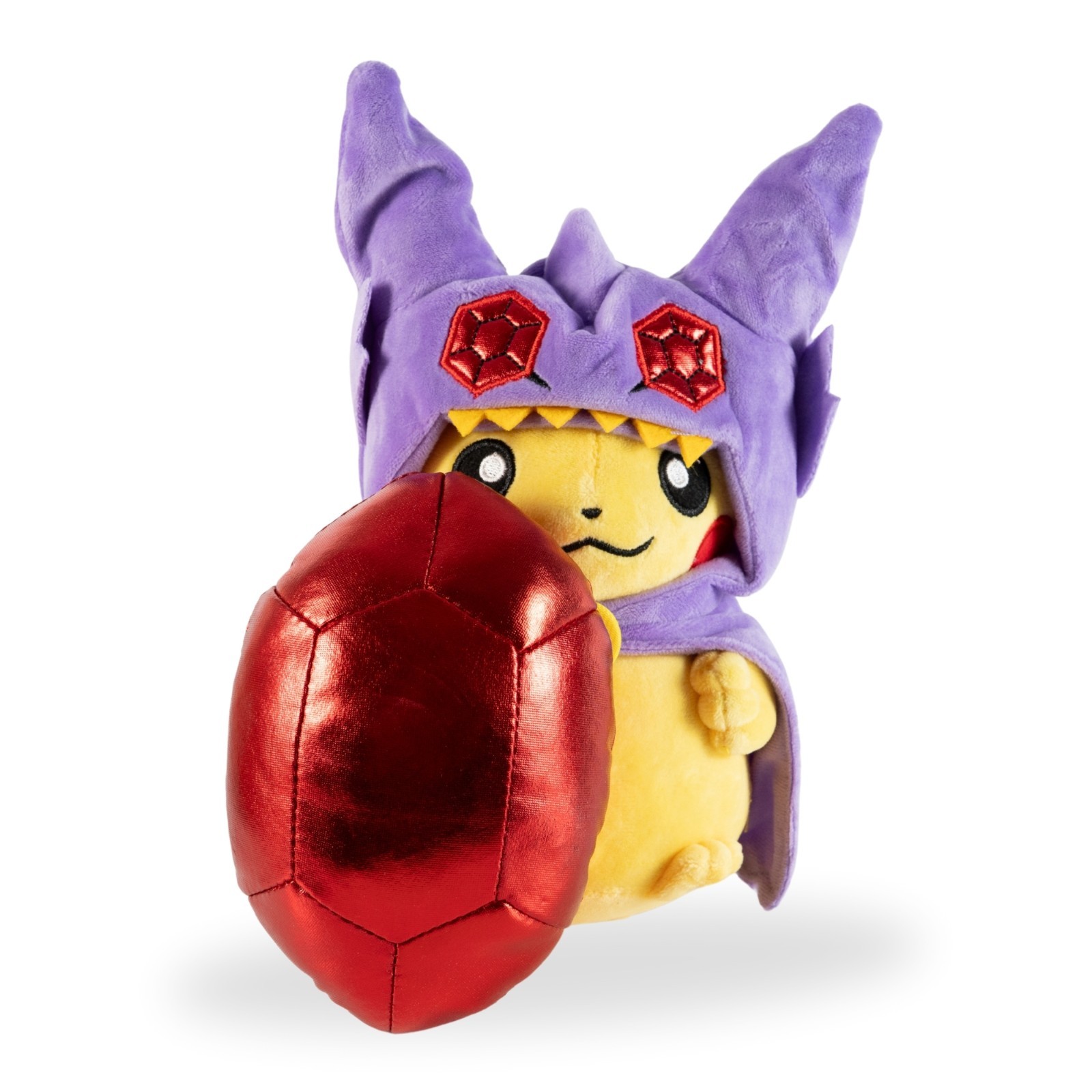 Pokémon Pikachu Mega Sableye Cosplay Plush Toy 10″ Ghost Costume Big Red Jewel