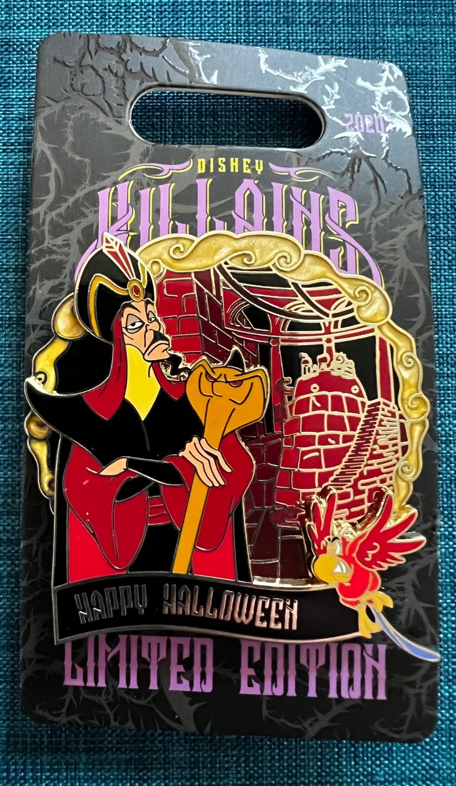 Disney Parks Disney Villains Jafar Happy Halloween LE 5500 Pin Brand New/NOC 🔥