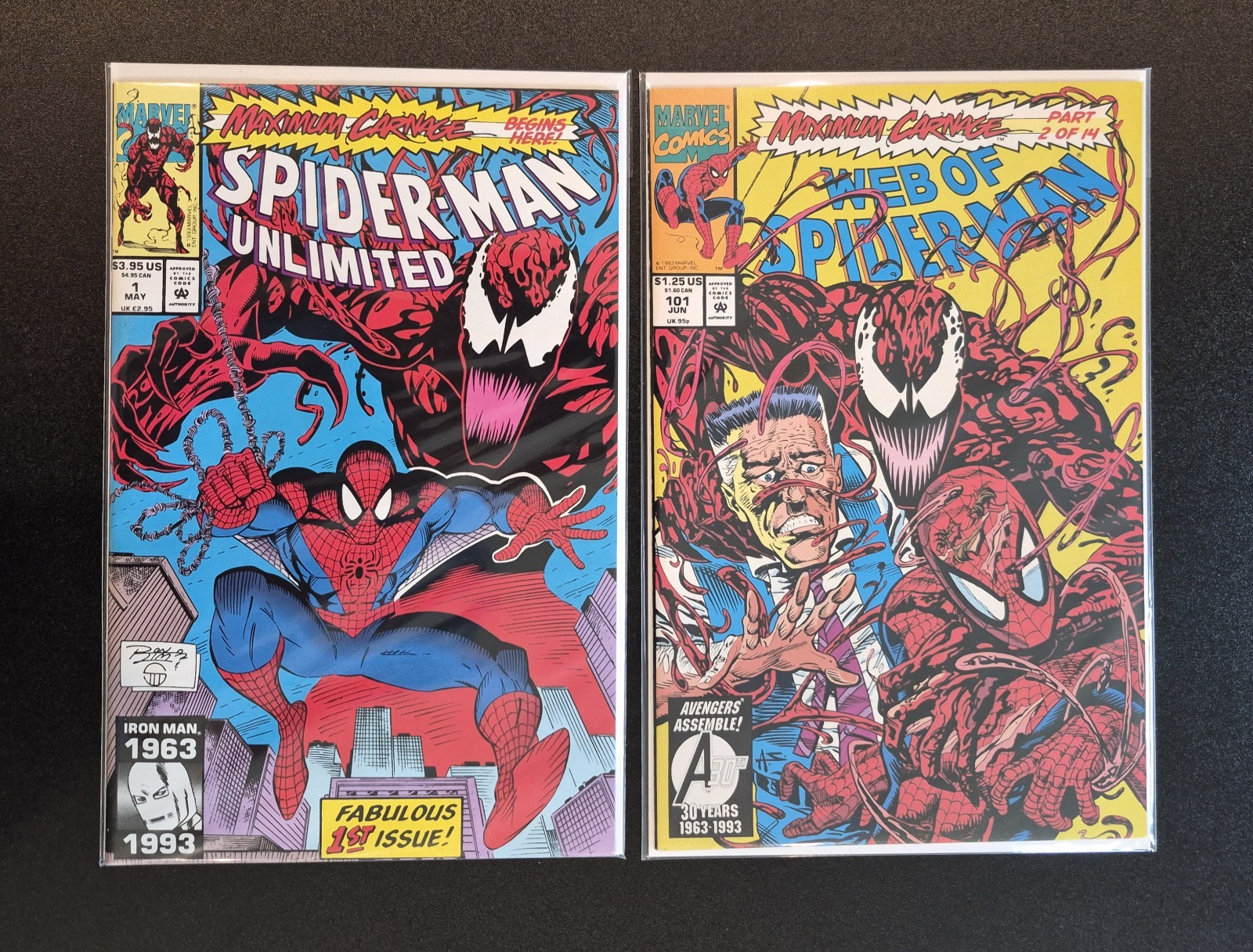 Maximum Carnage 1-14 Marvel Comics 1, 2, 3, 4, 5, 6, 7, 8, 9, 10, 11, 12, 13, 14