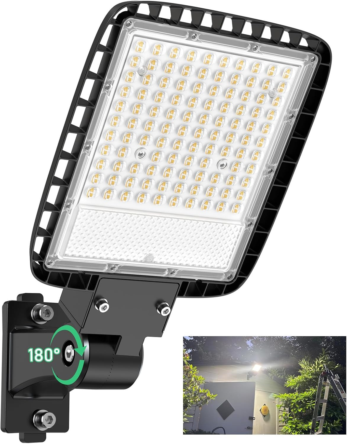 LED Parking Lot Light – 150W 6000K 120V Led Barn Light Outdoor Pole Light with P