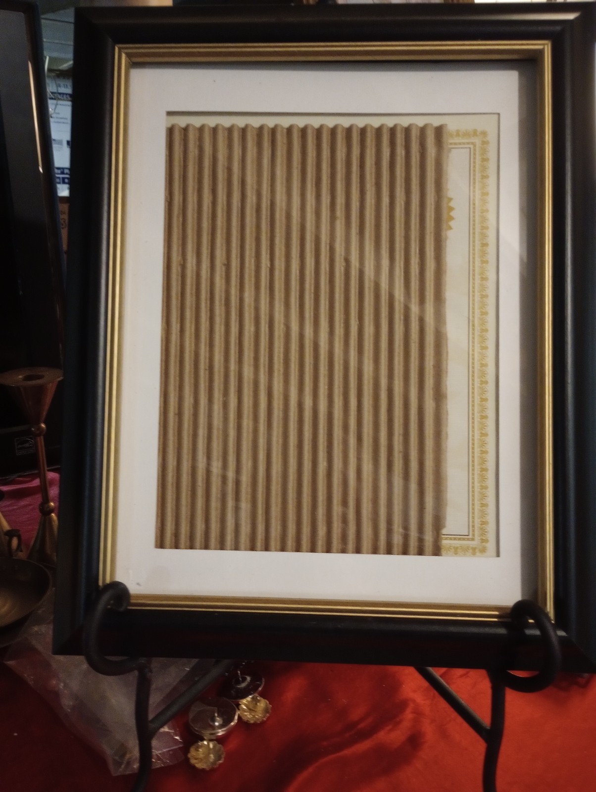 Beautiful Wooden Vintage Picture Frames 12×15 Trimmed In Gold