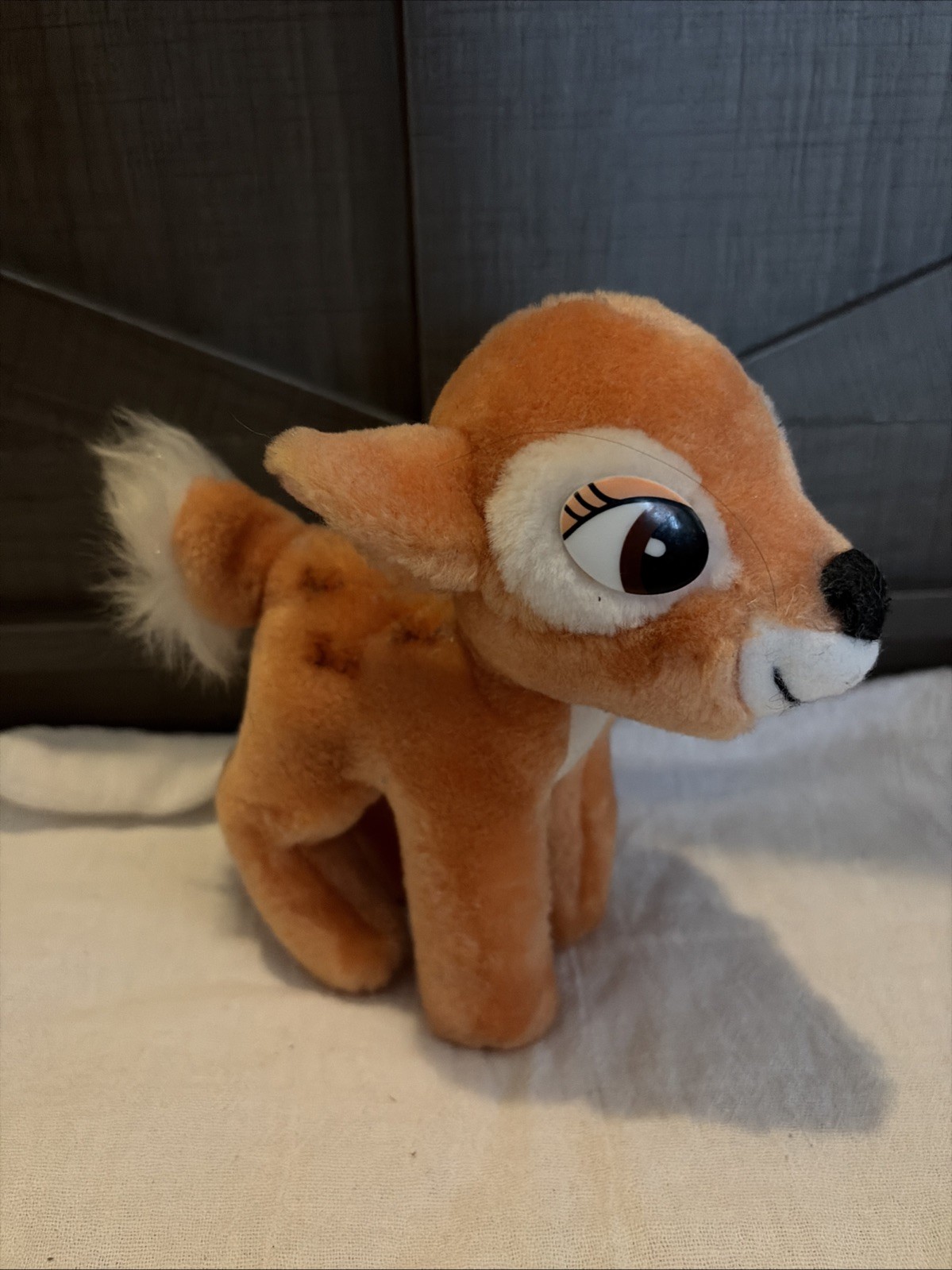 Vintage Walt Disney Plush Bambi Deer 7″ Stuffed Animal