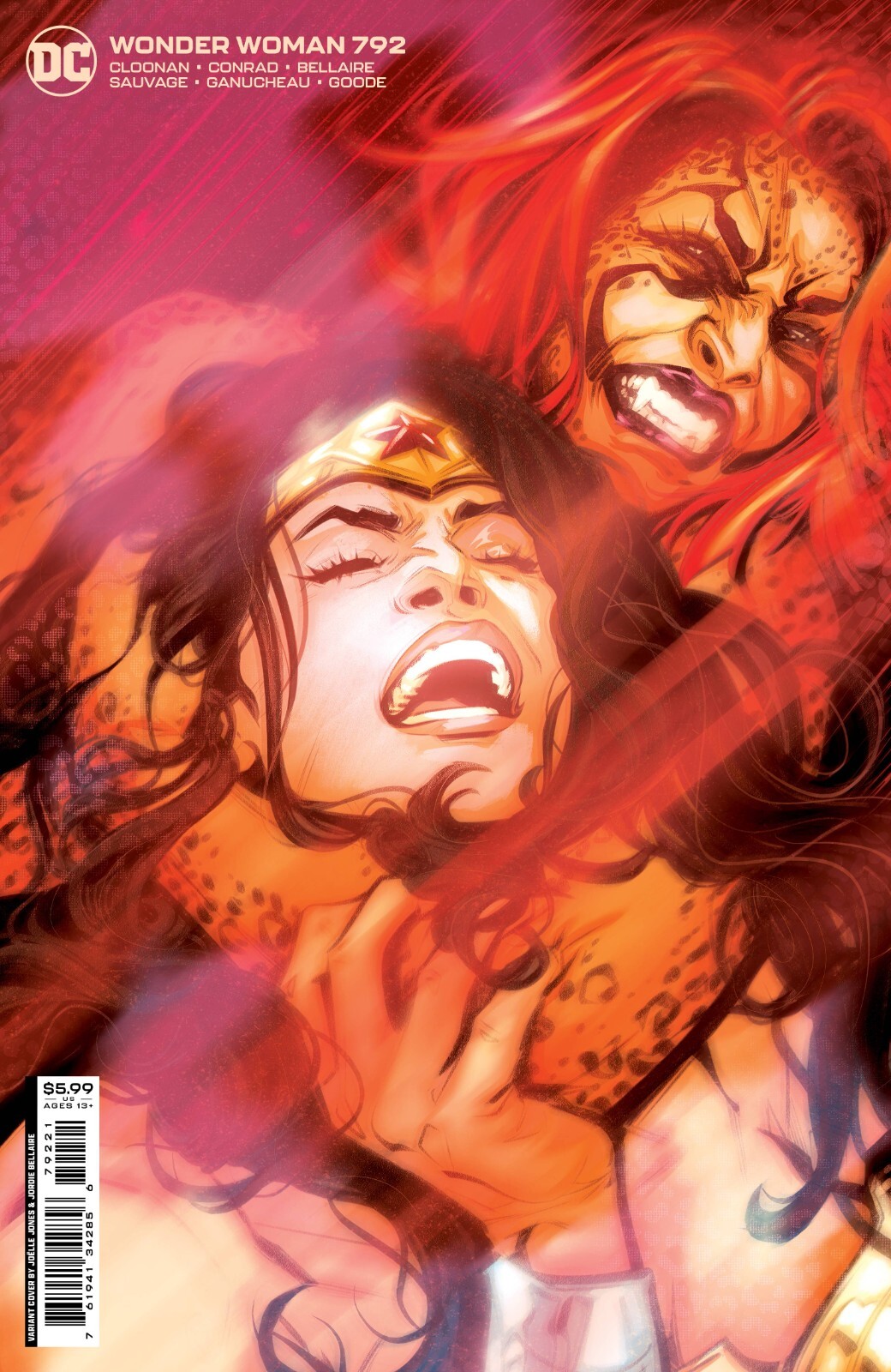 WONDER WOMAN #792 VARIANT JOELLE JONES CARD STOCK VARIANT HOTTT COVER!