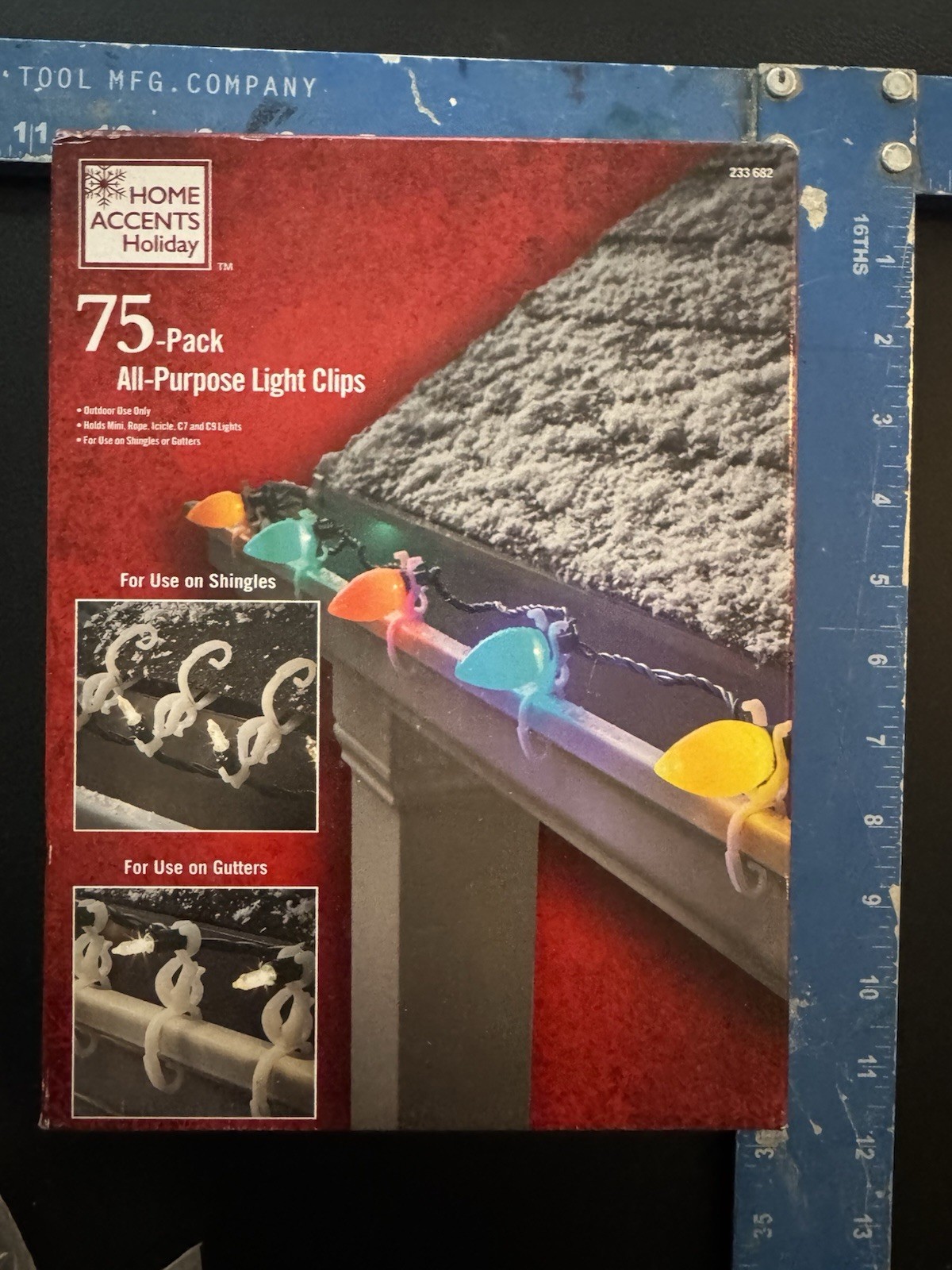 Home Accents Holiday 75-Pack Clear All-Purpose Outdoor Light Clips for Christmas
