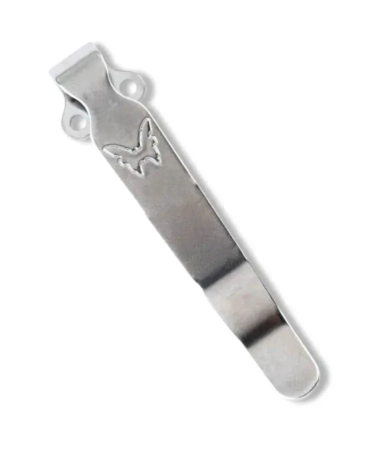 Benchmade OEM Deep Carry Pocket Clip – Satin/Chrome Finish