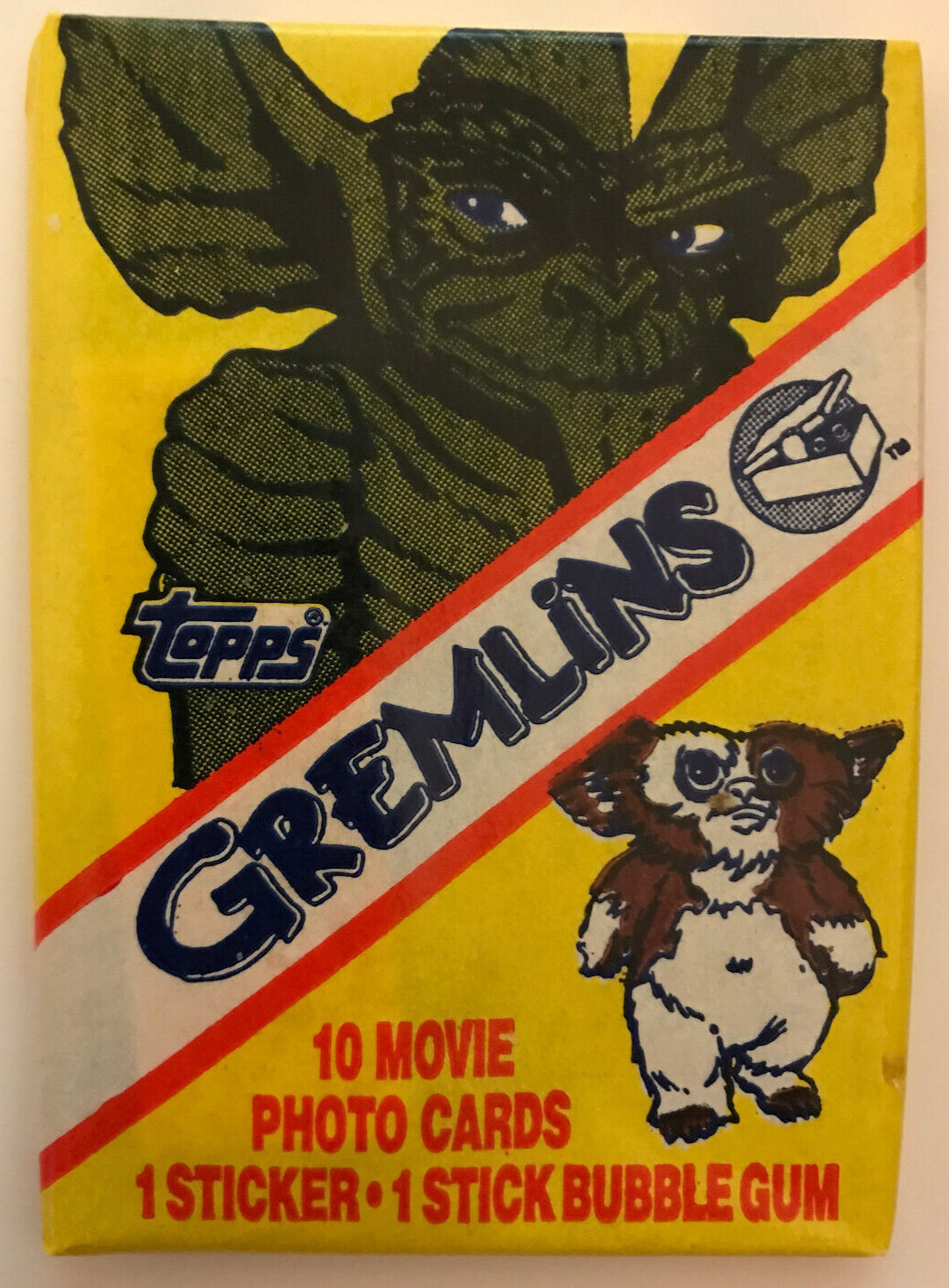 1984 Topps Gremlins Trading Cards Sealed Wax PACK From Box, 10 Cards, 1 Sticker