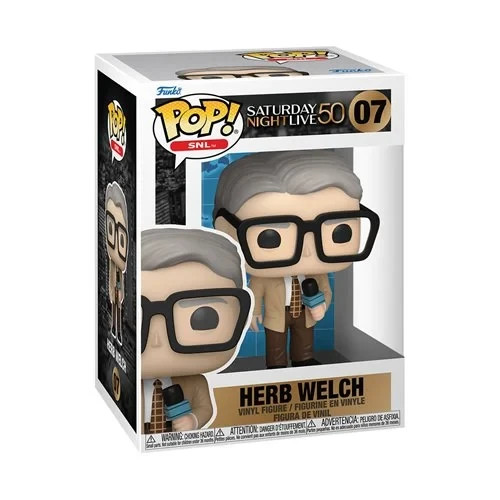 Funko Pop: SNL, Saturday Night Live 50th Anniversary ~ Herb Welch #07 ~ New 2024