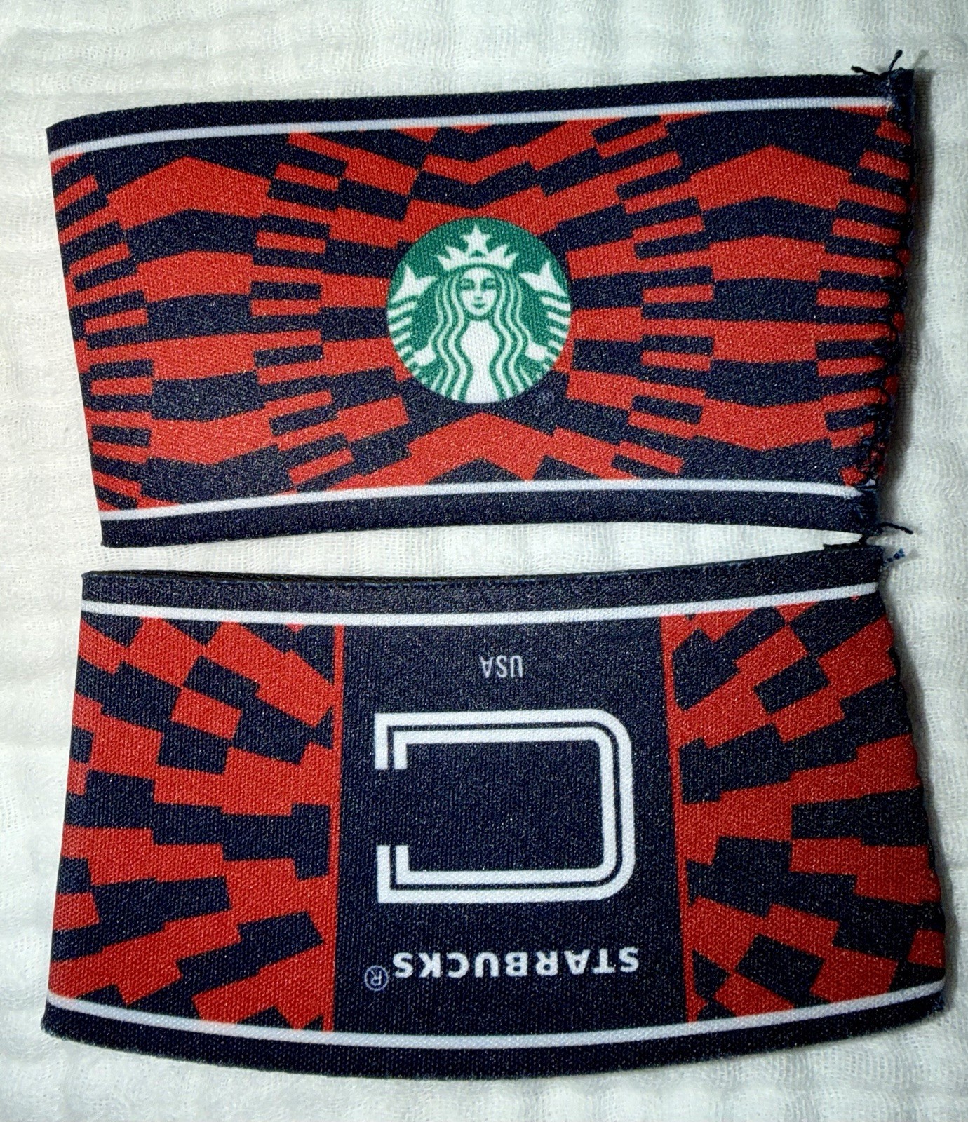 Set Of 2 Starbucks 2026 FIFA World Cup Reusable USA Cup Sleeves Limited Edition