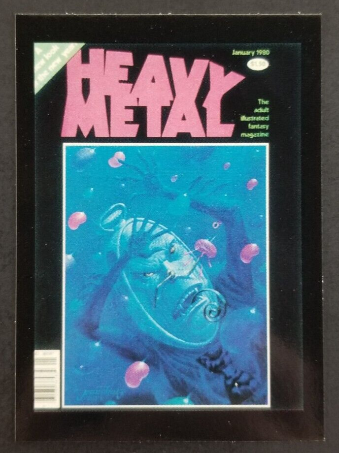 Heavy Metal 1991 Fantasy Horror Sci-Fi Comic Images Card #25 (NM)