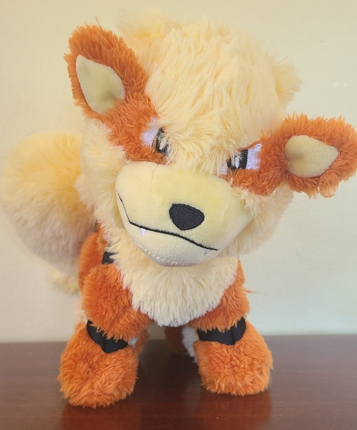 Pokemon Center Arcanine Plush 9 Inch 2019