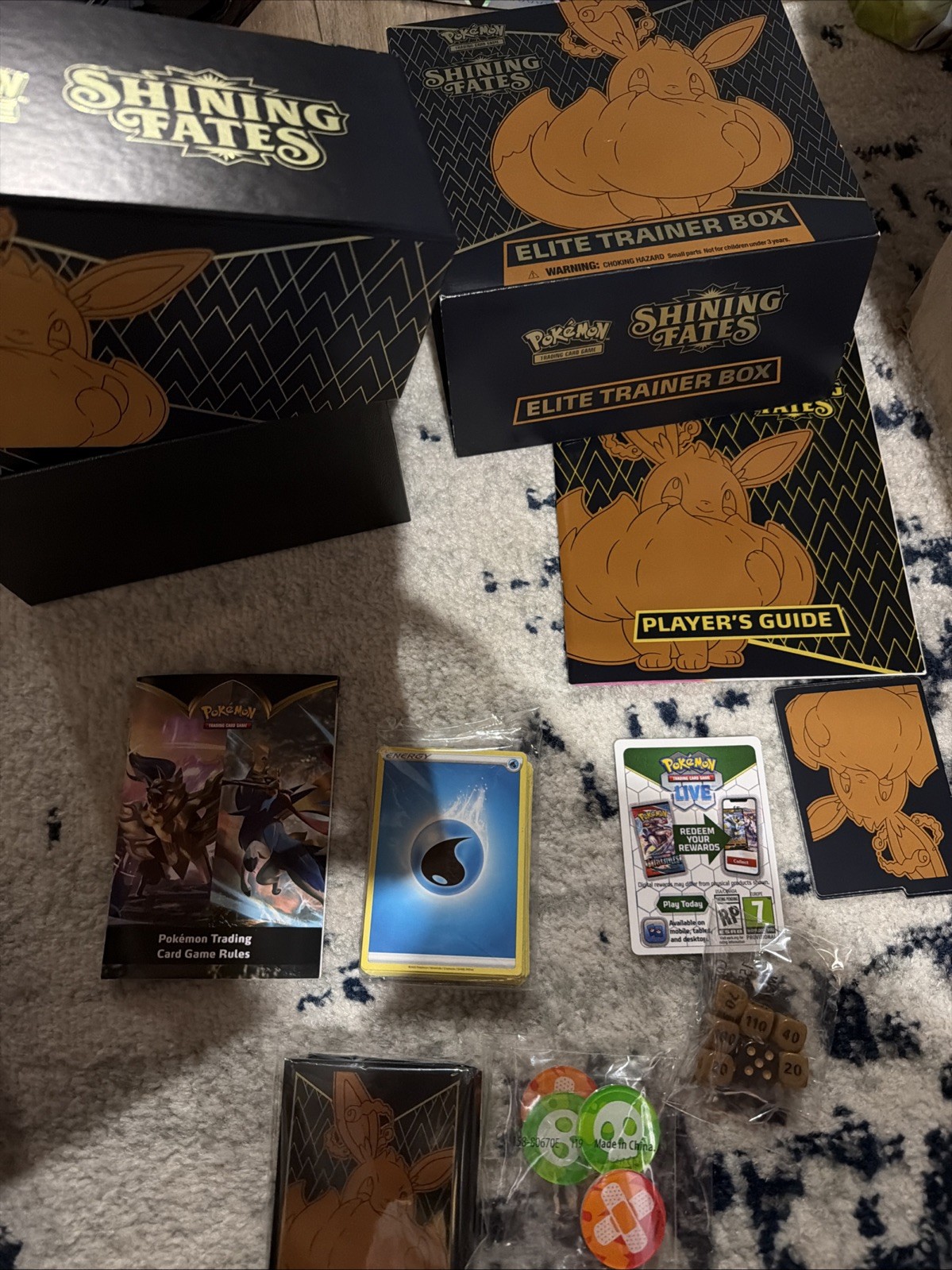 Pokémon – Shining Fates ETB (OPENED) – w/ Accessories, No Packs