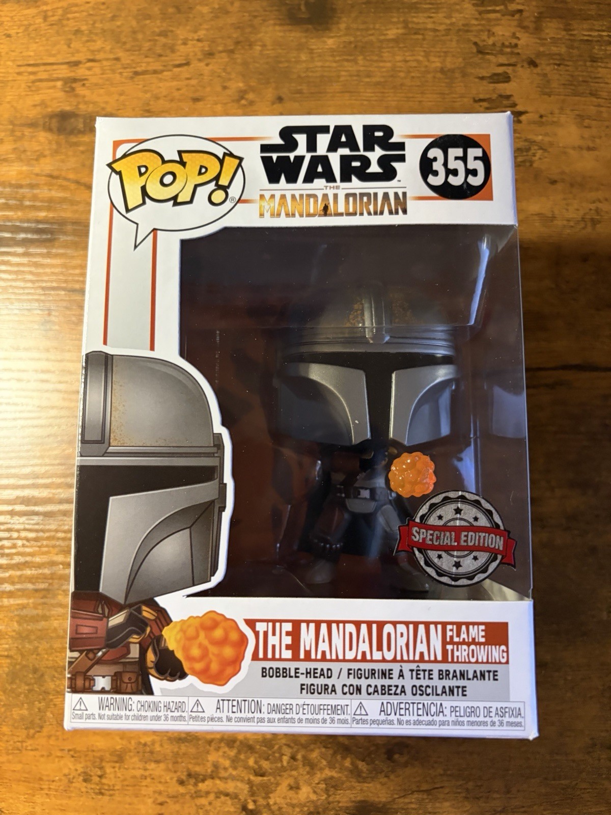 Funko Pop! The Mandalorian Flame Throwing #355 Target Exclusive