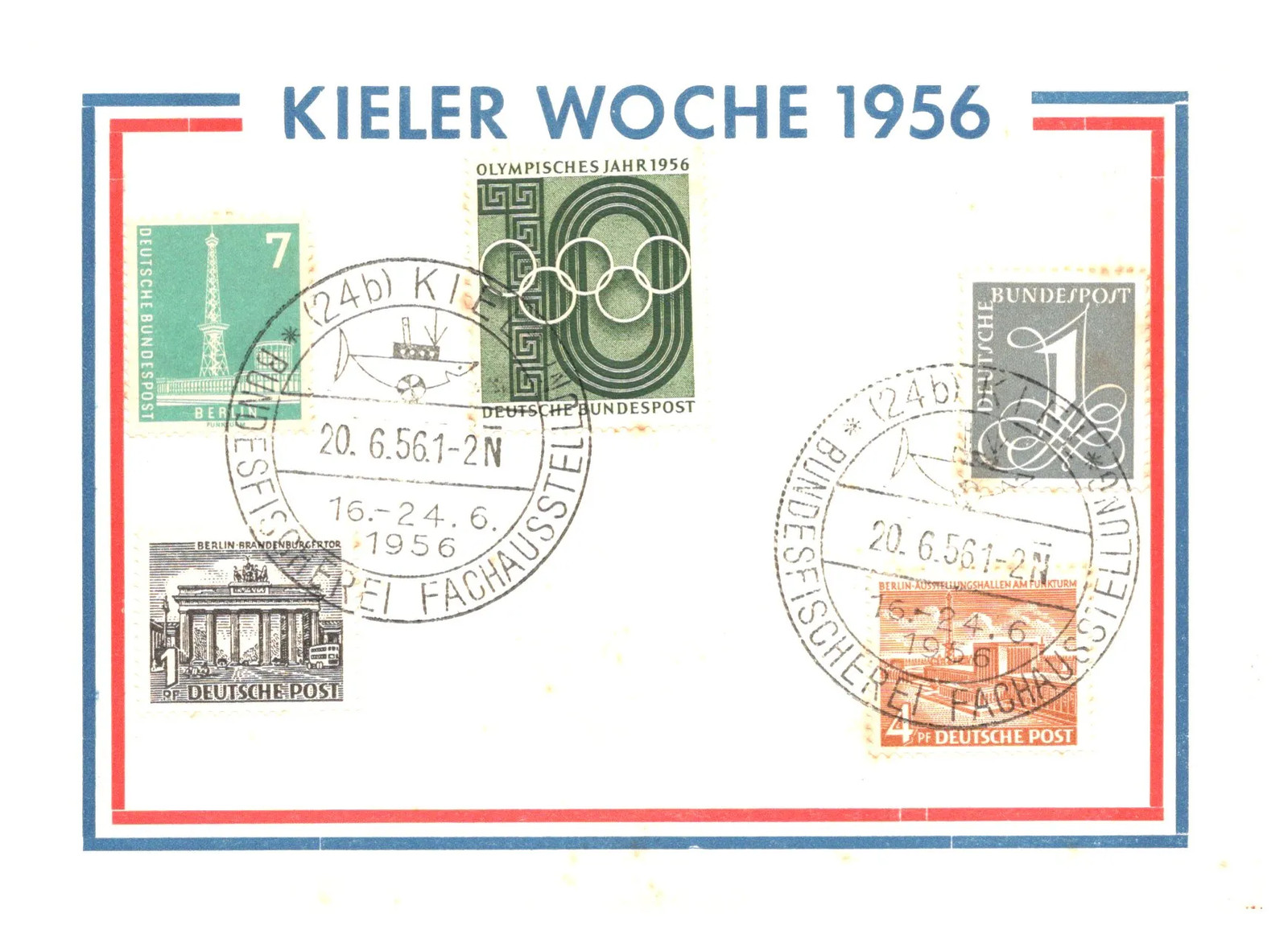 Kiel, Schleswig-Holstein – German Event – Unspecified Postcard