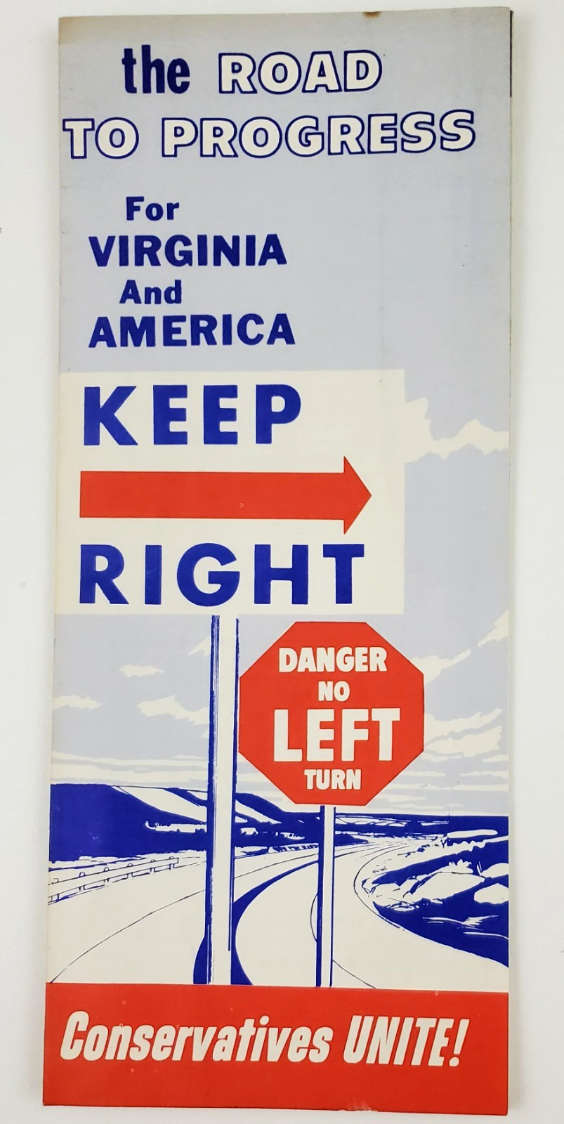 1964 VA Republican Conservatives Anti-Liberal Democrat President Vtg Brochure