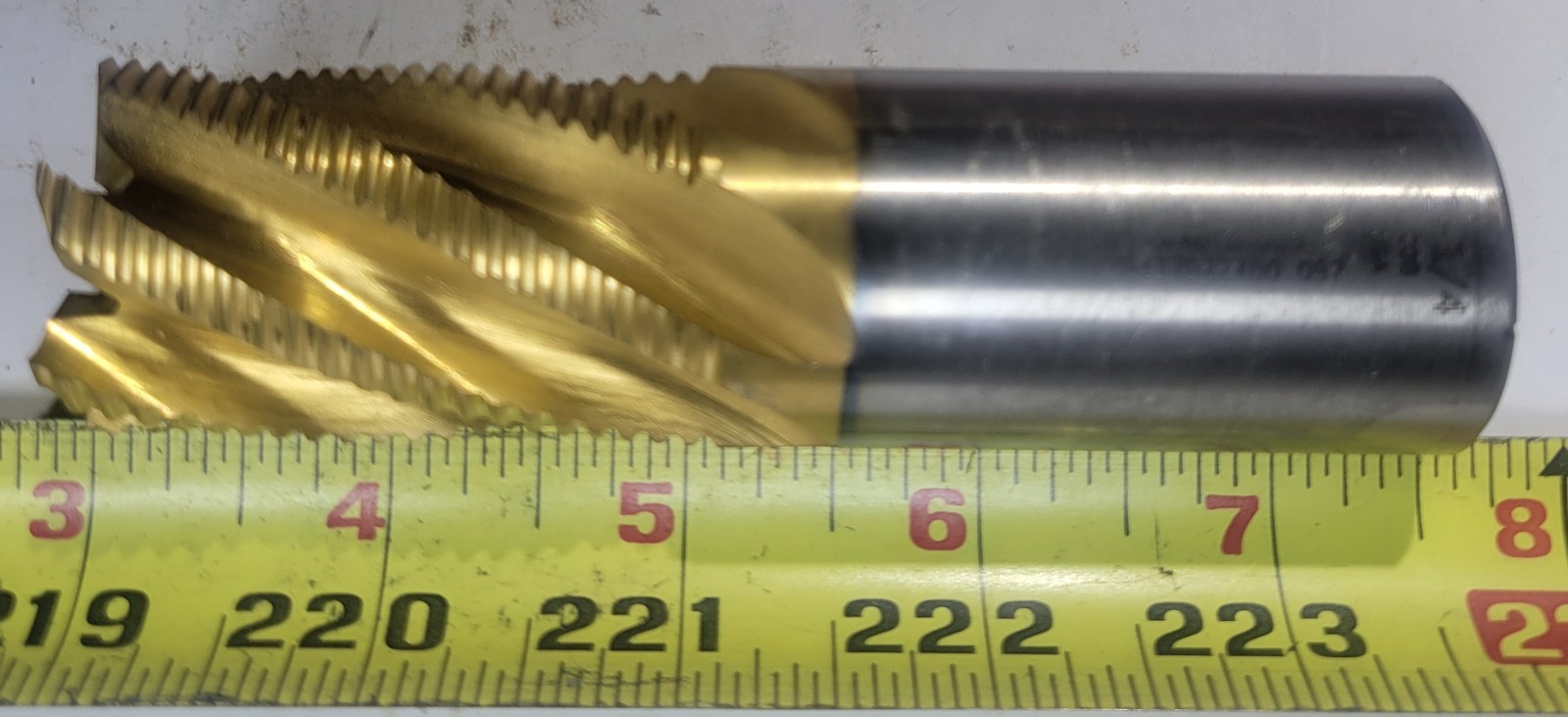 USA Made 1-1/4 dia X 2 LOC X 4-1/2 OAL X 1-1/4 shank X 6 FT HSSCo rough end mill