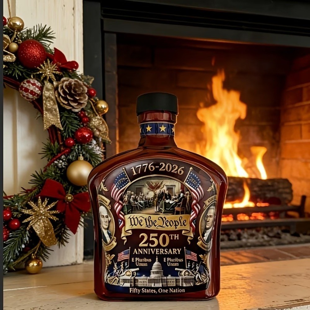 USA 250th Anniversary Whiskey Decanter 1776-2026 WE THE PEOPLE COLLECTABLE