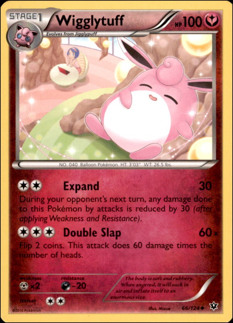 Pokemon – Wigglytuff #66/124 – XY – Fates Collide Uncommon