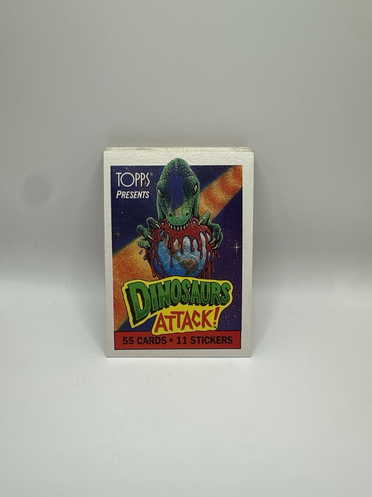 Topps Dinosaurs Attack 1988 Lot Near Complete Cards + Stickers Vintage