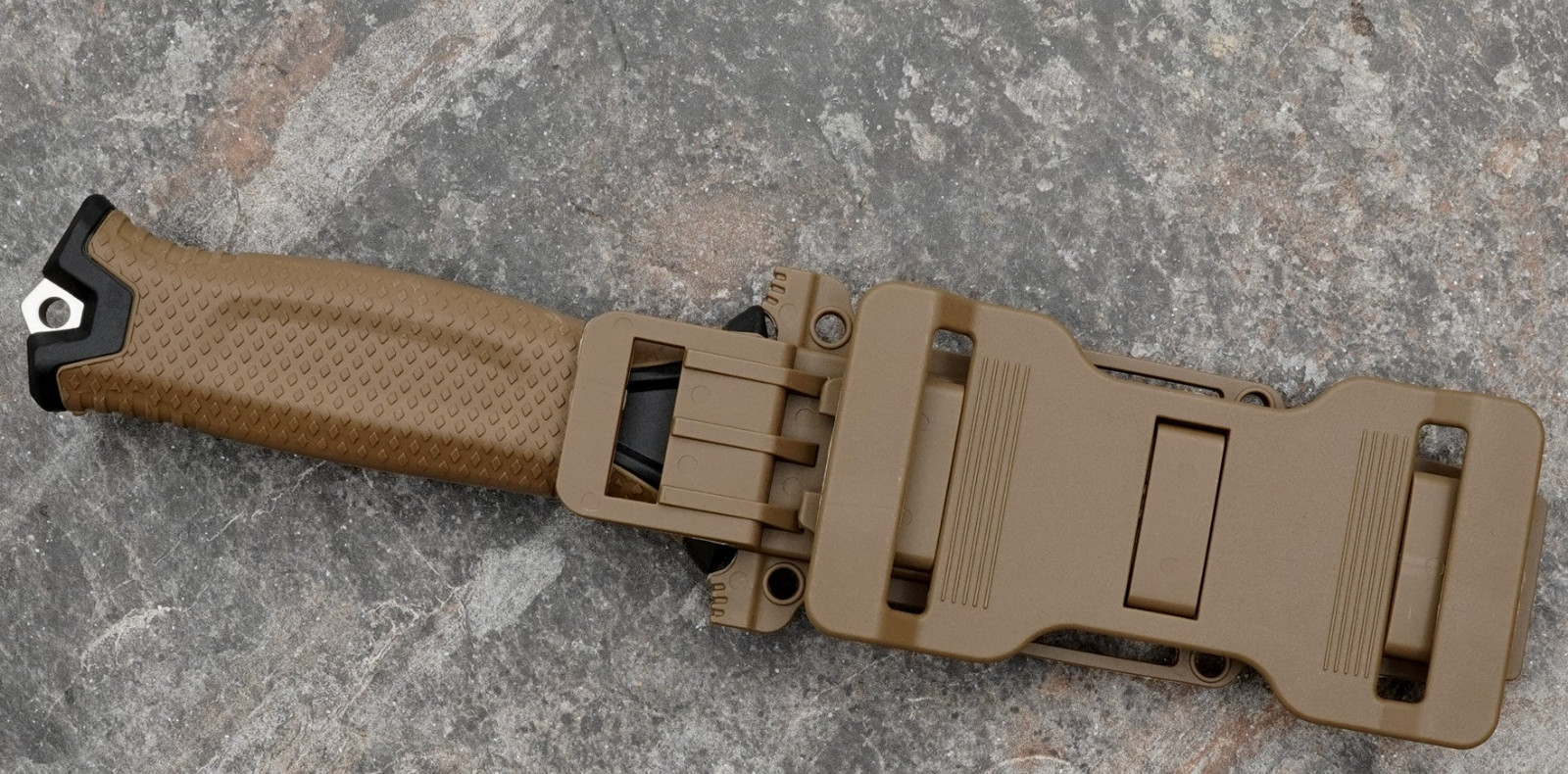 Gerber StrongArm Knife Fixed Blade Plain Edge Coyote Brown Tactical Survival USA