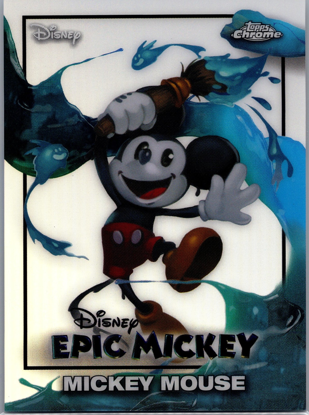 2026 Topps Disney Neon #EM-1 Mickey Mouse Epic Mickey