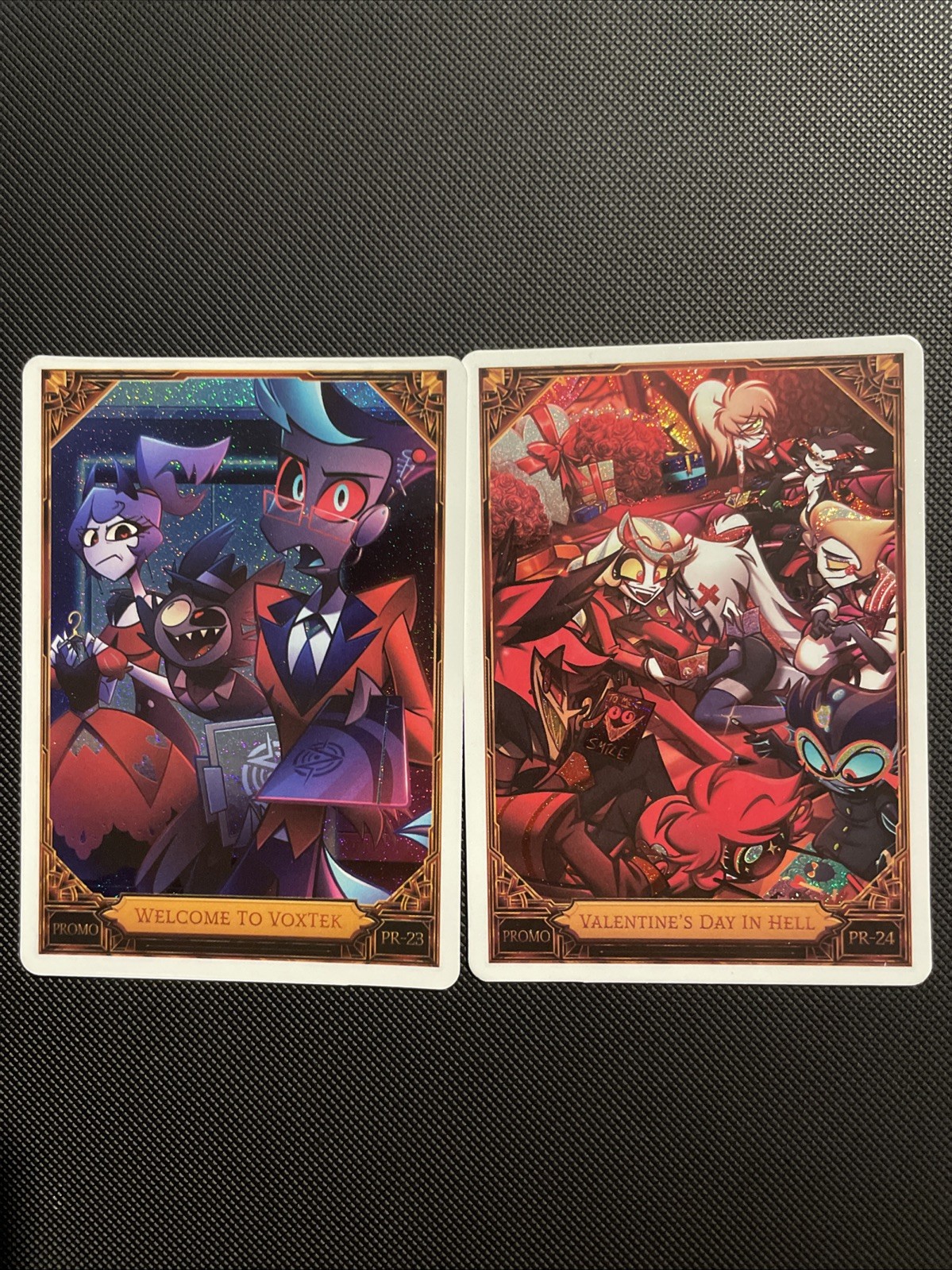 Hazbin Hotel Trading Cards Foil Promo PR-23 And PR-24