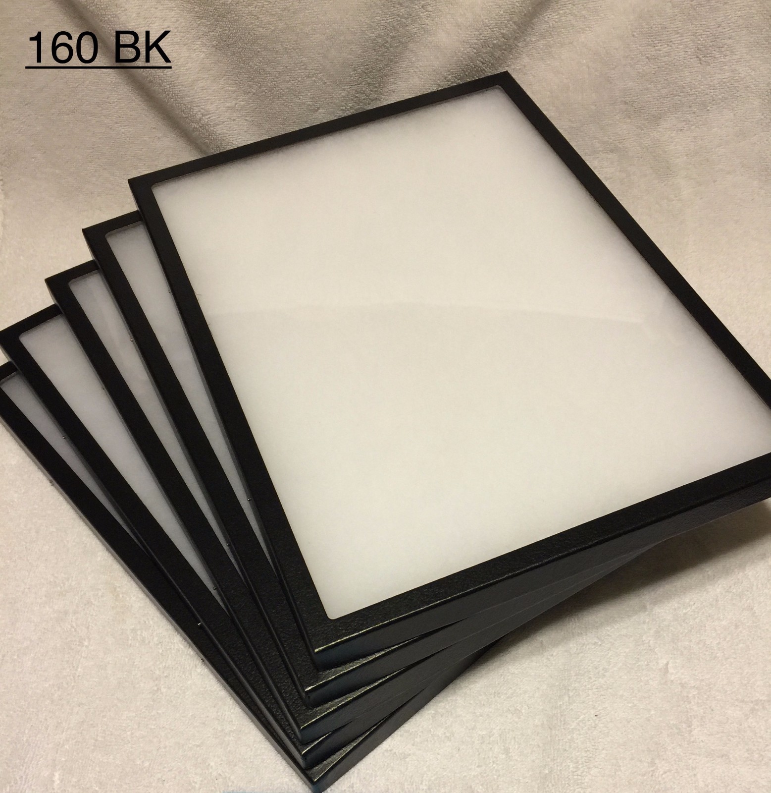 #160 (12) Riker Mount Display Case Shadow Box Frame Tray 16″ X 12″ X 3/4″