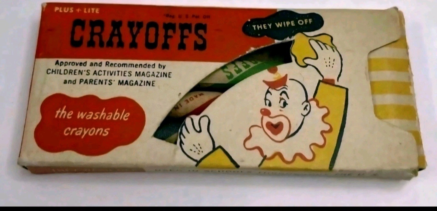 CrayOffs The Washable Crayons Made In USA Vintage