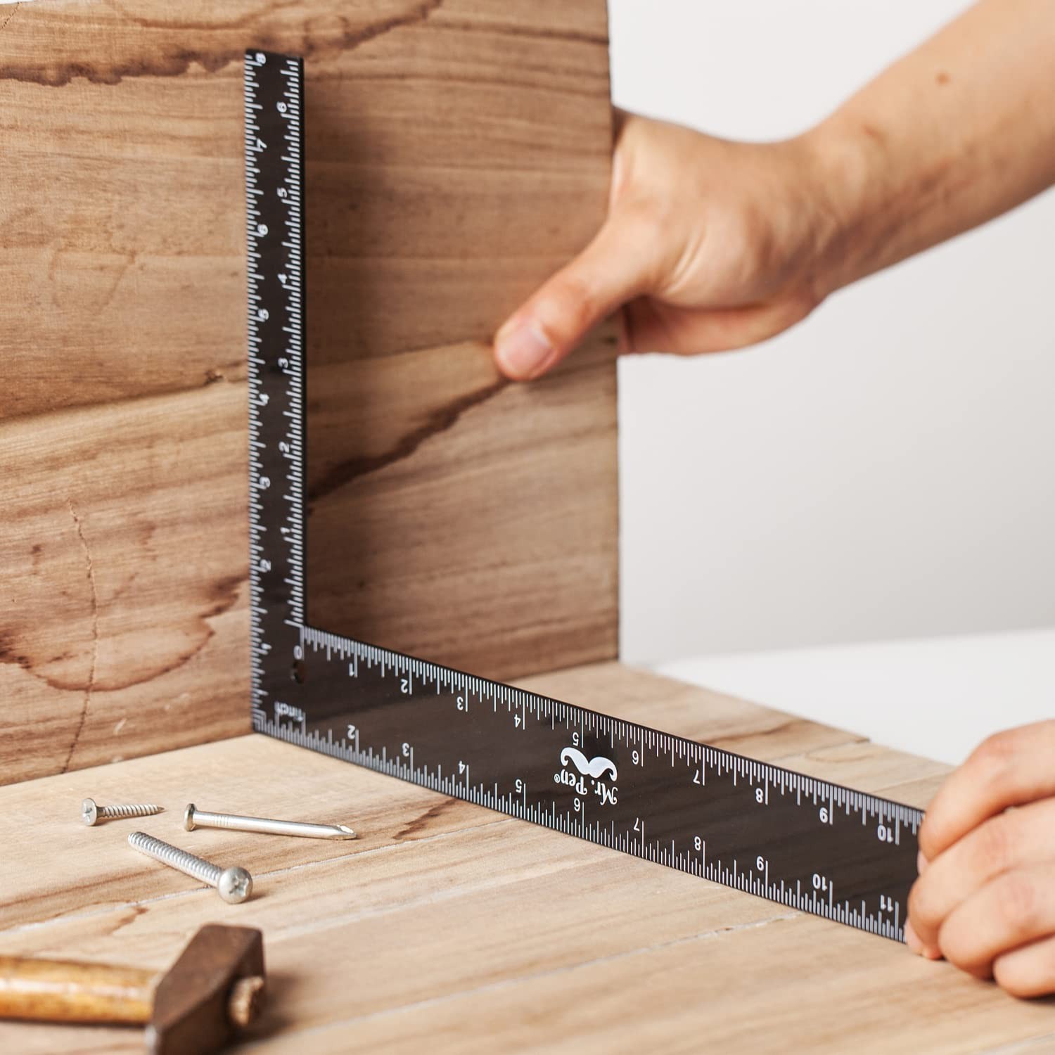 Professional Carpenter Square 8×12 – Dual-Sided Measurement for Precision Work