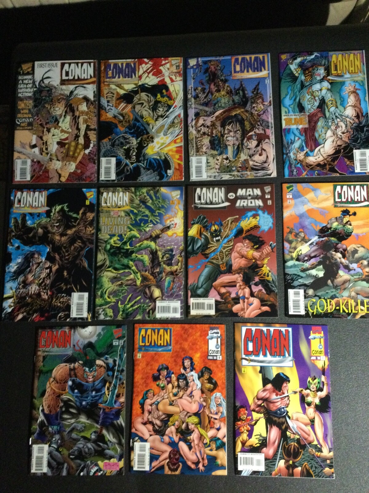 Conan #1,2,3,4,5,6,7,8,9,10,11 Lot Complete Set VF+ Run 1995 1996 VS Rune