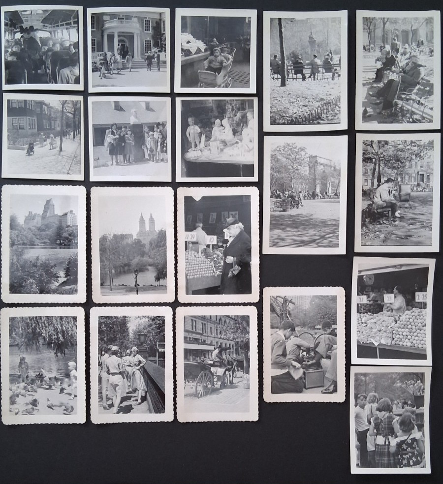 (19) Photographs of New York City Scenes & People c1947-1952