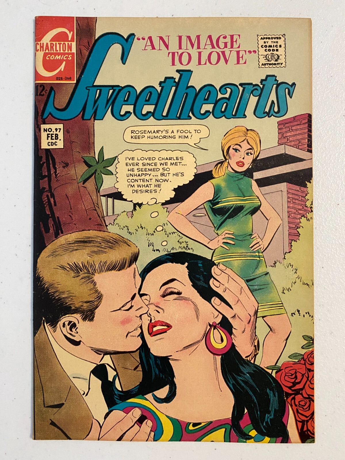 Sweethearts #97 (1968) Charlton Comics Silver Age Romance Fine+