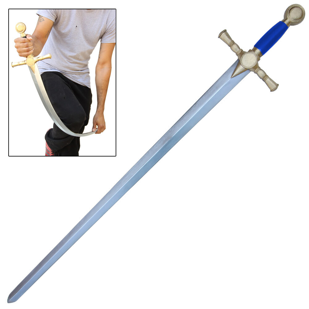 Tiler Foam Sword High-Density Polyurethane Foam Blade,41.75″ Cosplay &LARP Prop