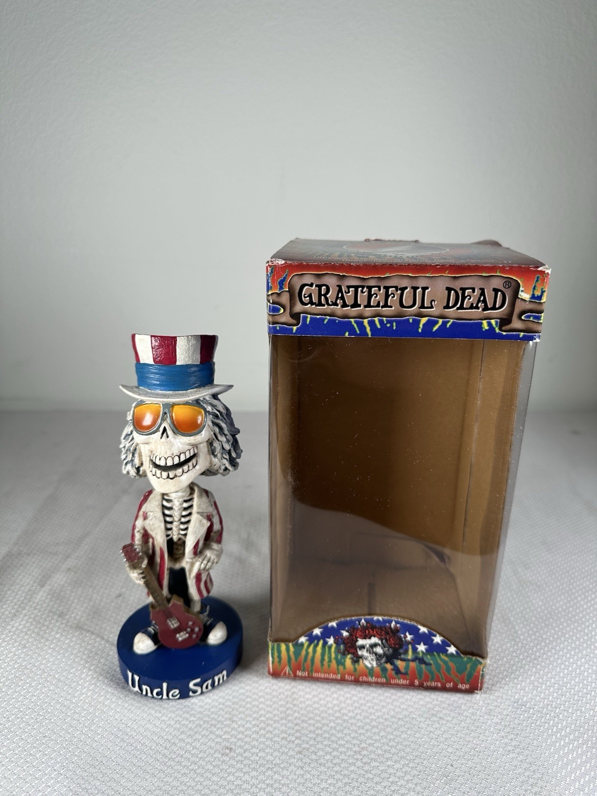 Grateful Dead Uncle Sam Skeleton Bobblehead #6472/10,008 – 2002 GDP Ltd Edition