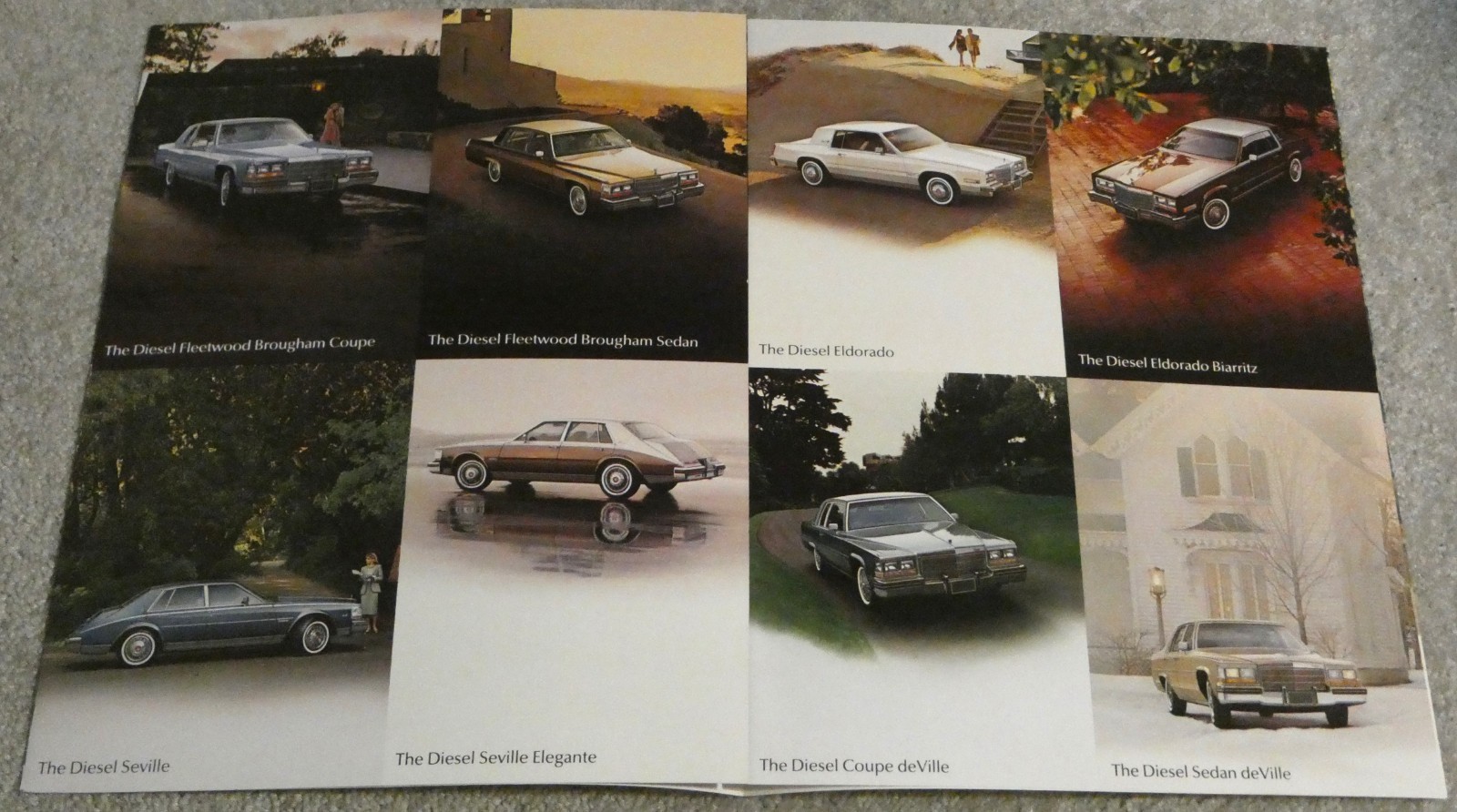 1982 Cadillac Announcing Beautifully Efficient V8 Diesel Dealer Sales Brochure