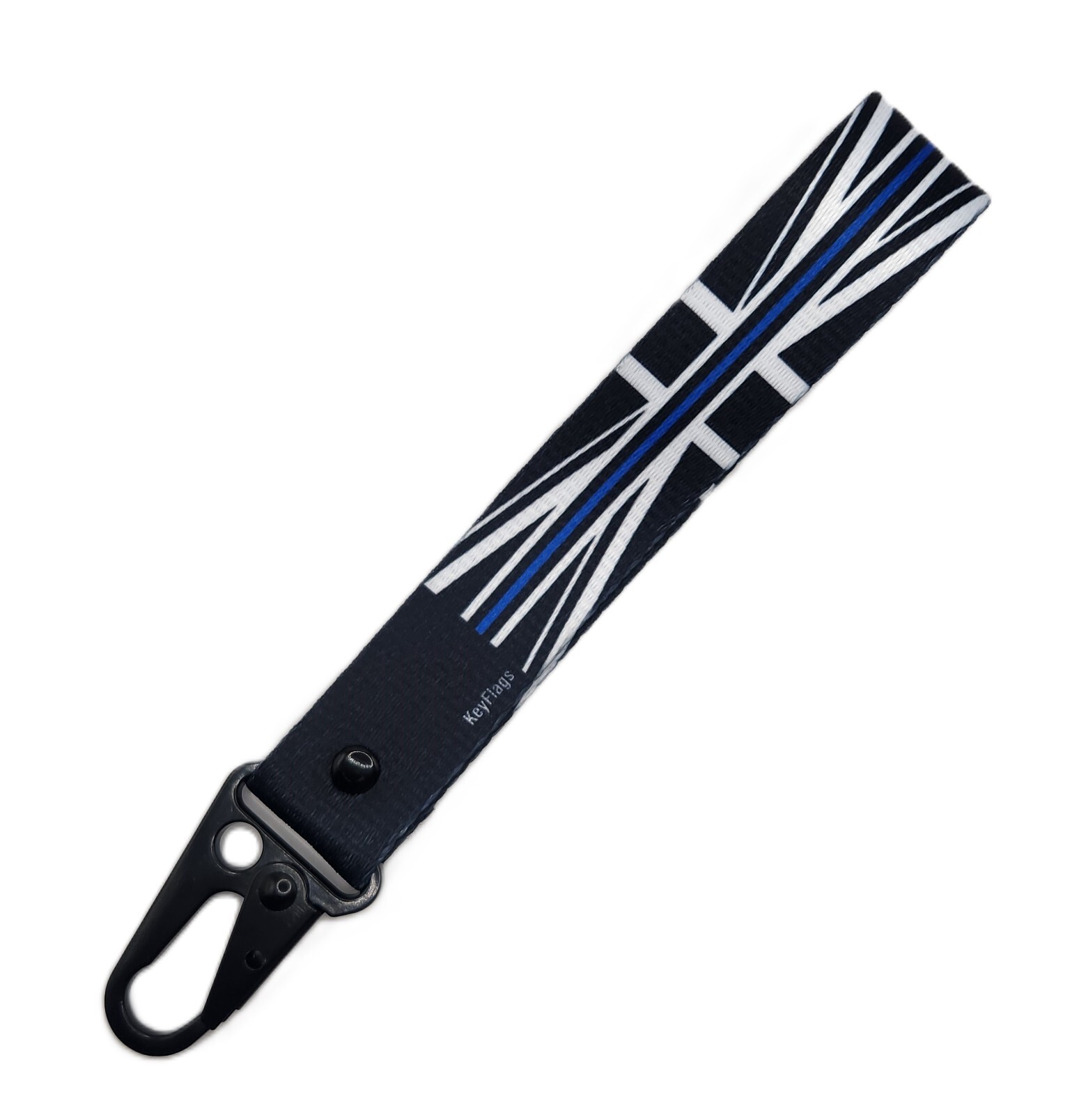 KeyFlags United Kingdom Union Jack Wrist Lanyard Key Chain 5.5″x1.0″