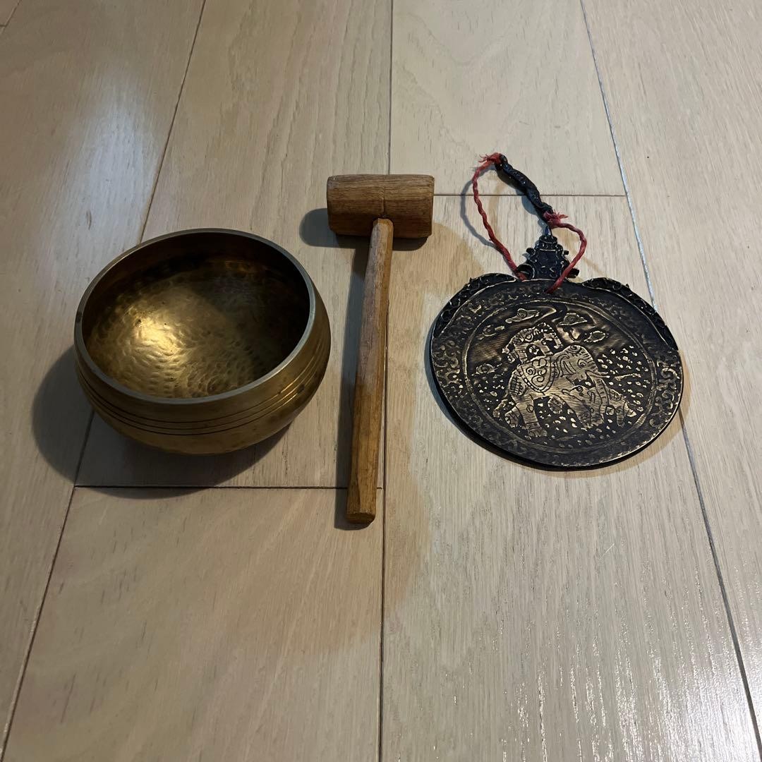 Japanese Orin Bells Orin Singing Bowl Temple Bells Nepal Buddhist Utensils Set R