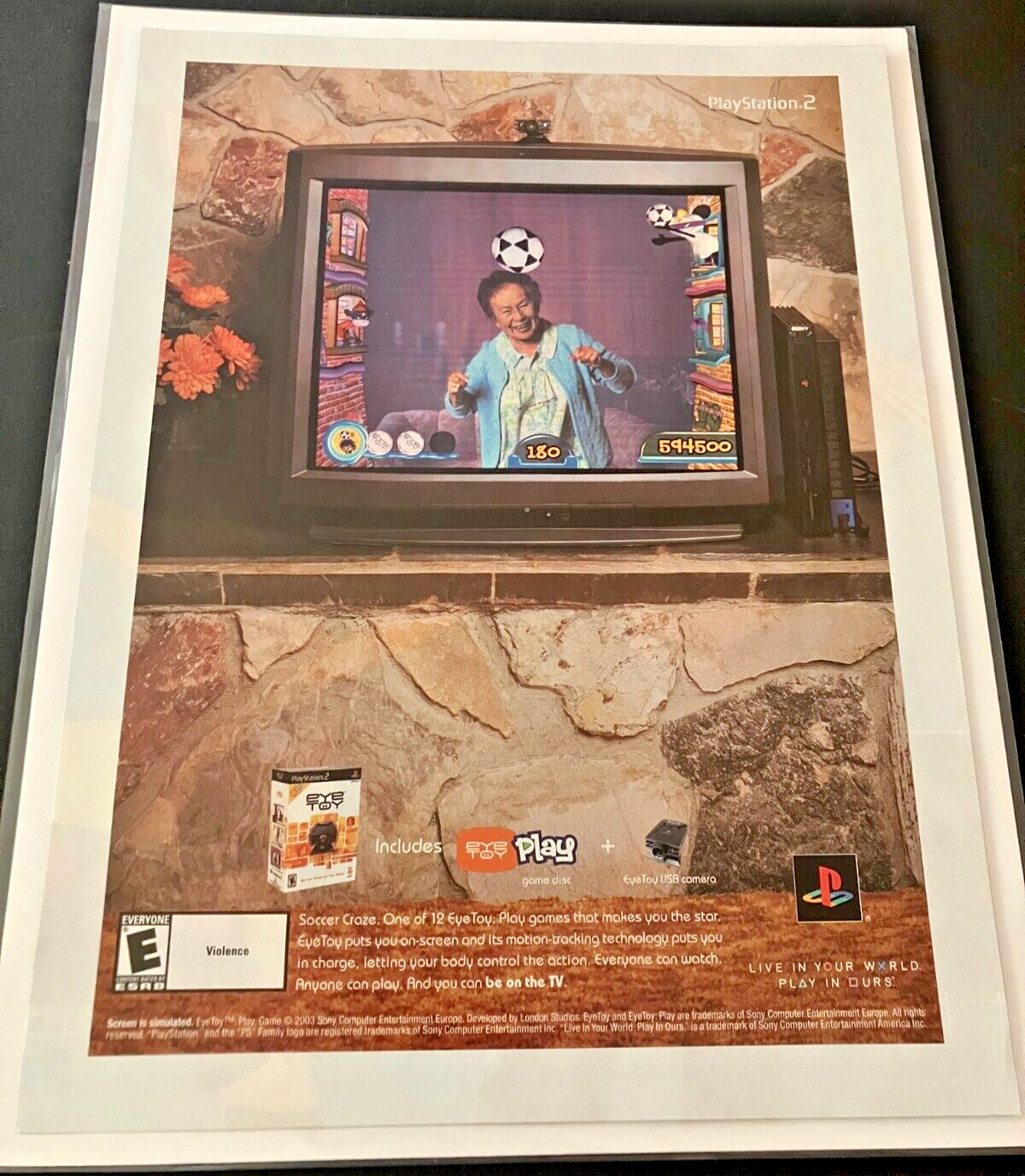 Sony PlayStation 2 Eye Toy: Play – Vintage Gaming Print Ad / Poster / Wall Art