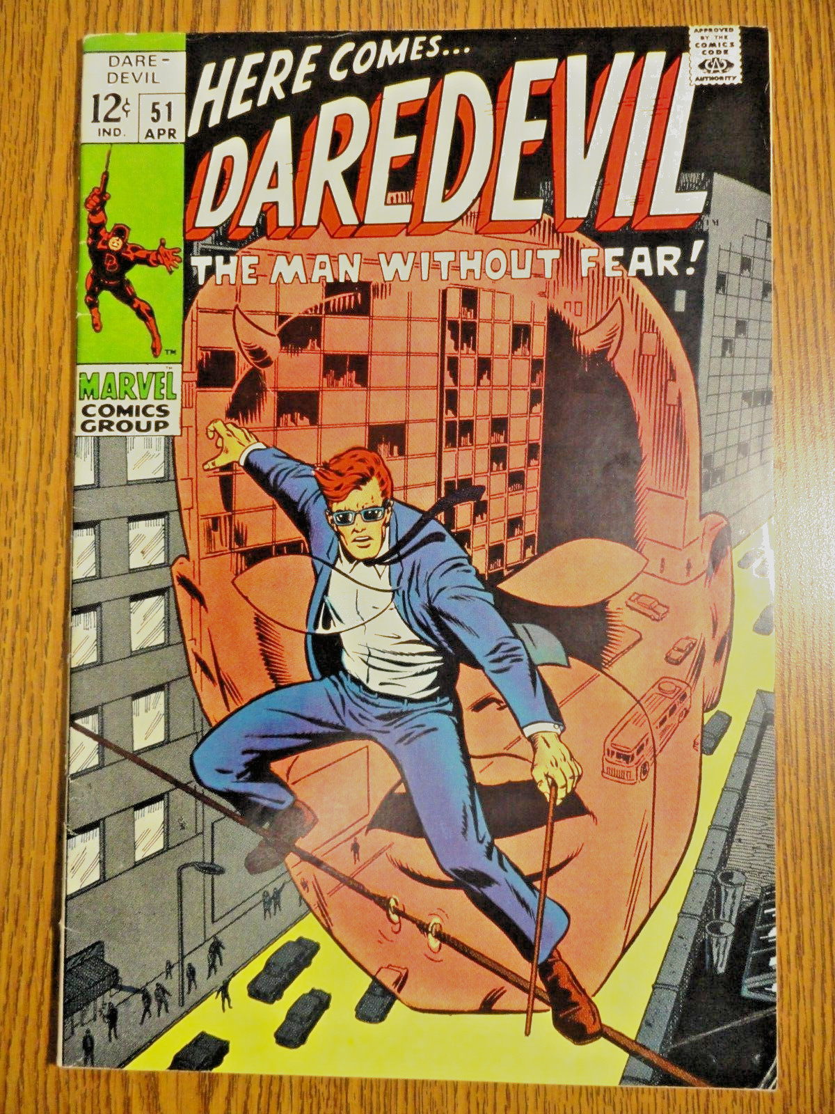 Daredevil #51 Barry Smith Cover Key Fine 1st Print Stan Lee Marvel MCU Disney +