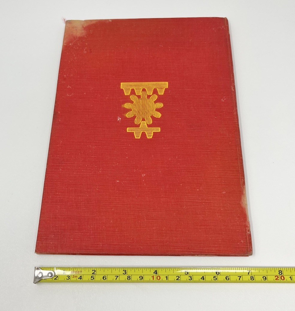 Vintage WW2 Army 493rd Engineer Heavy Shop Tribute Book Pictures Military As Is