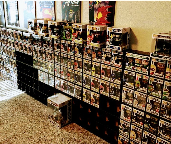Funko Pop display case by Mk Kubbies TWO PACK… holds 24 Pops!
