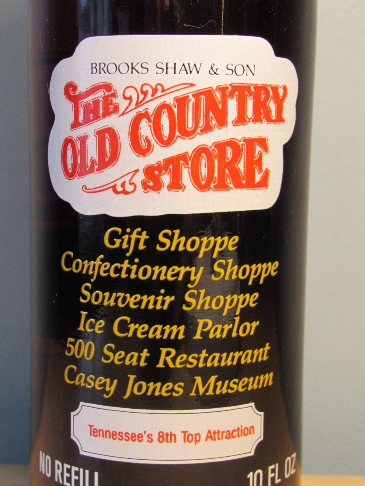 CASEY JONES VILLAGE – Coca Cola Bottle – 10th Anniv. 1988 – Jackson, Tennessee
