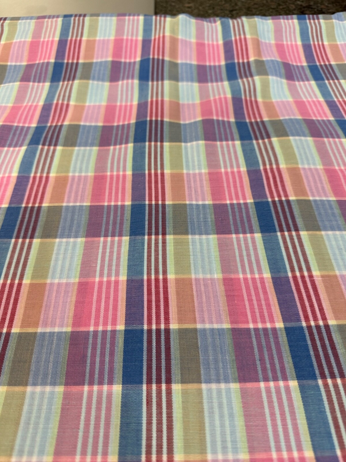 VINTAGE PLAID CHECKERED FABRIC BTHY