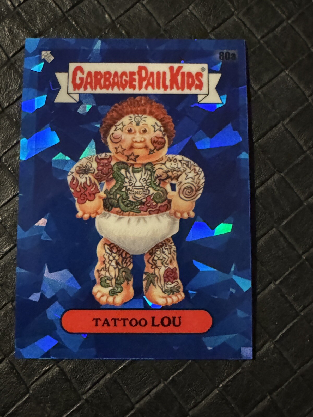 2020 Garbage Pail Kids Sapphire Edition Tattoo Lou 80a Base Card