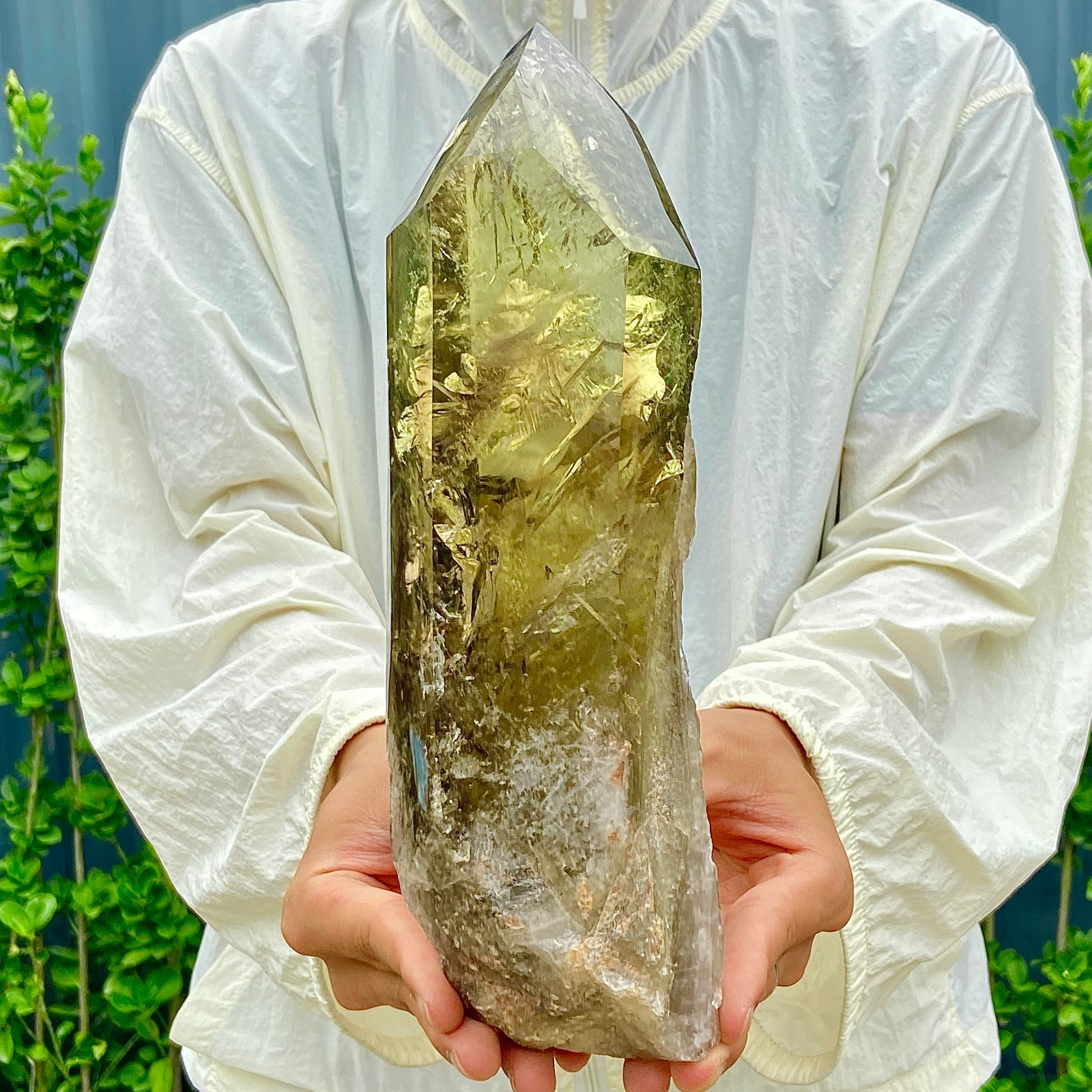 5.2LB Natural Citrine backbone cluster mineral specimen quartz crystal healing