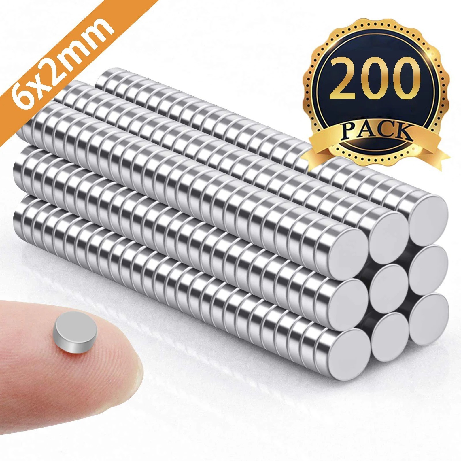 Super Powerful Disc Magnets – 50/100/200 Pieces for Fridge & DIY Projects
