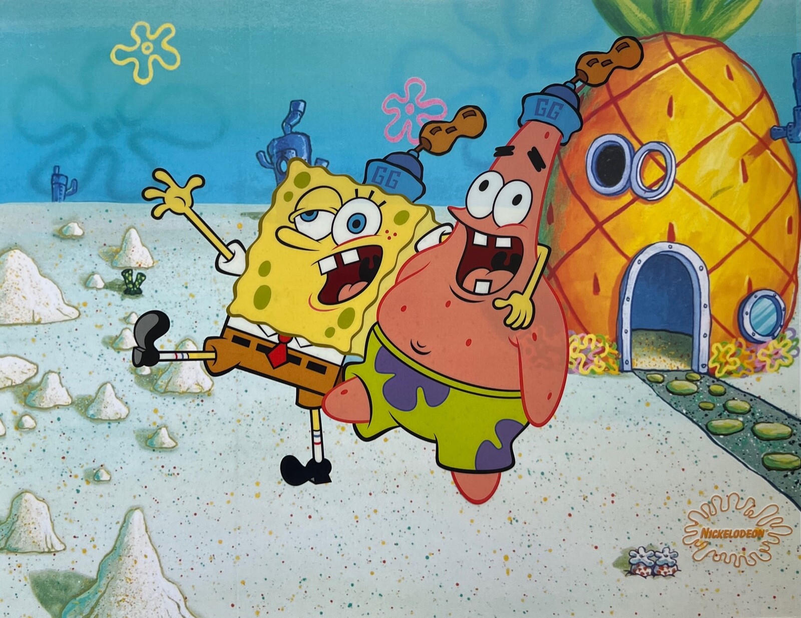 Nickelodeon SPONGEBOB SQUAREPANTS Animation Art Sericel Cel Patrick